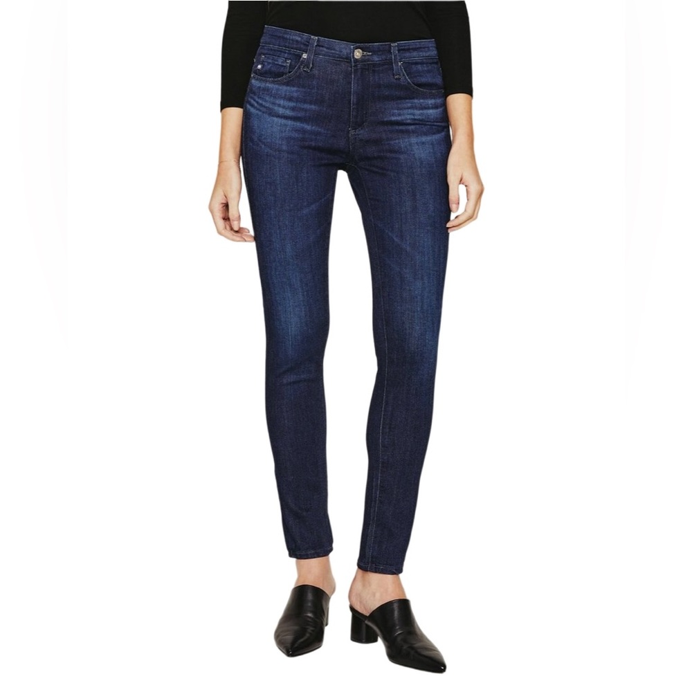 AG Adriano Goldschmied Skinny Jeans The Legging Ankle Dark Wash Size 25